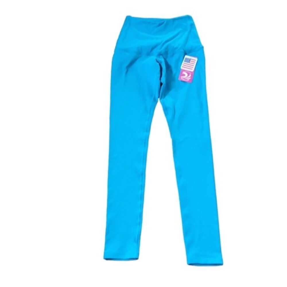 Kos USA Athletic Leggings Size M Blue New